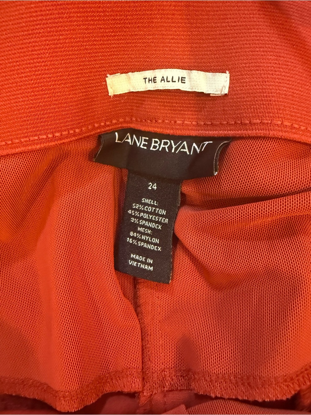 Lane Bryant Rust Tapered Dress Pants - Picture 6 of 6